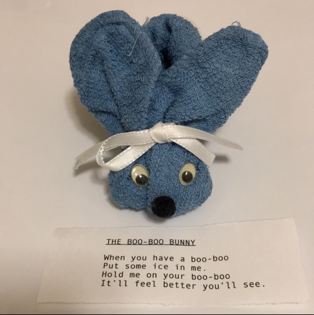 🎈 5/$25 HANDMADE BOO-BOO BUNNY